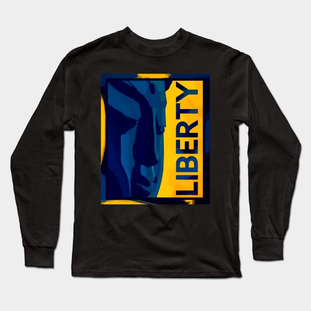 Buddha Art LIBERTY Long Sleeve T-Shirt by AlNoah